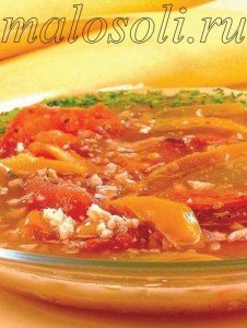 холодный суп с томатами - прекрасный вариант в жаркий летний денек