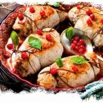 куриная фаршированная грудка