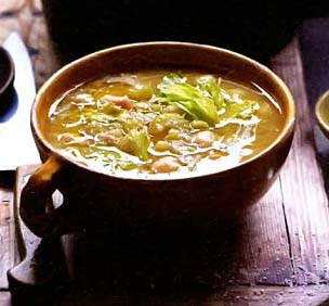 суп с сельдереем